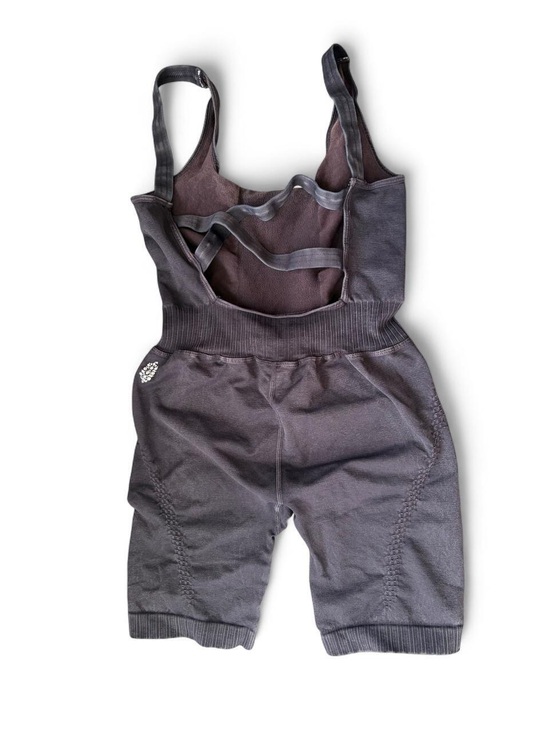 FP Movement by Free People Pants - FP Movement by Free People Charcoal Good Karma Onesie